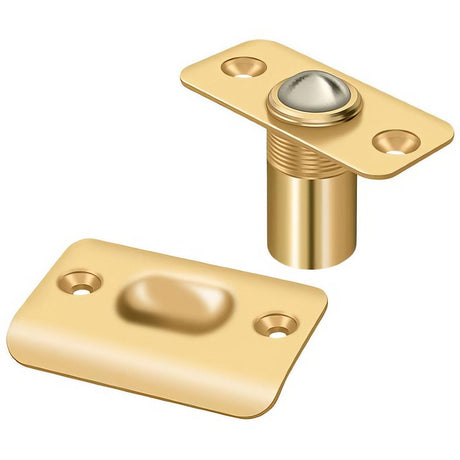 Deltana BC218RCR003 BC218RU 2 1/8" x 1" Ball Catch with Round Corners PVD