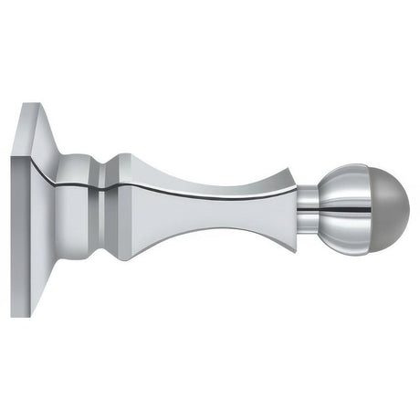 Deltana BDH35U26 BDH35 3-1/2" Baseboard Door Stop Chrome