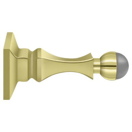 Deltana BDH35U3 BDH35 3-1/2" Baseboard Door Stop Polished Brass