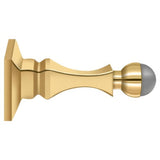 Deltana BDH35UCR003 BDH35 3-1/2" Baseboard Door Stop Lifetime Polished Brass