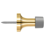Deltana BDS125CR003 BDS125 1-1/2" Baseboard Door Stop Lifetime Polished Brass