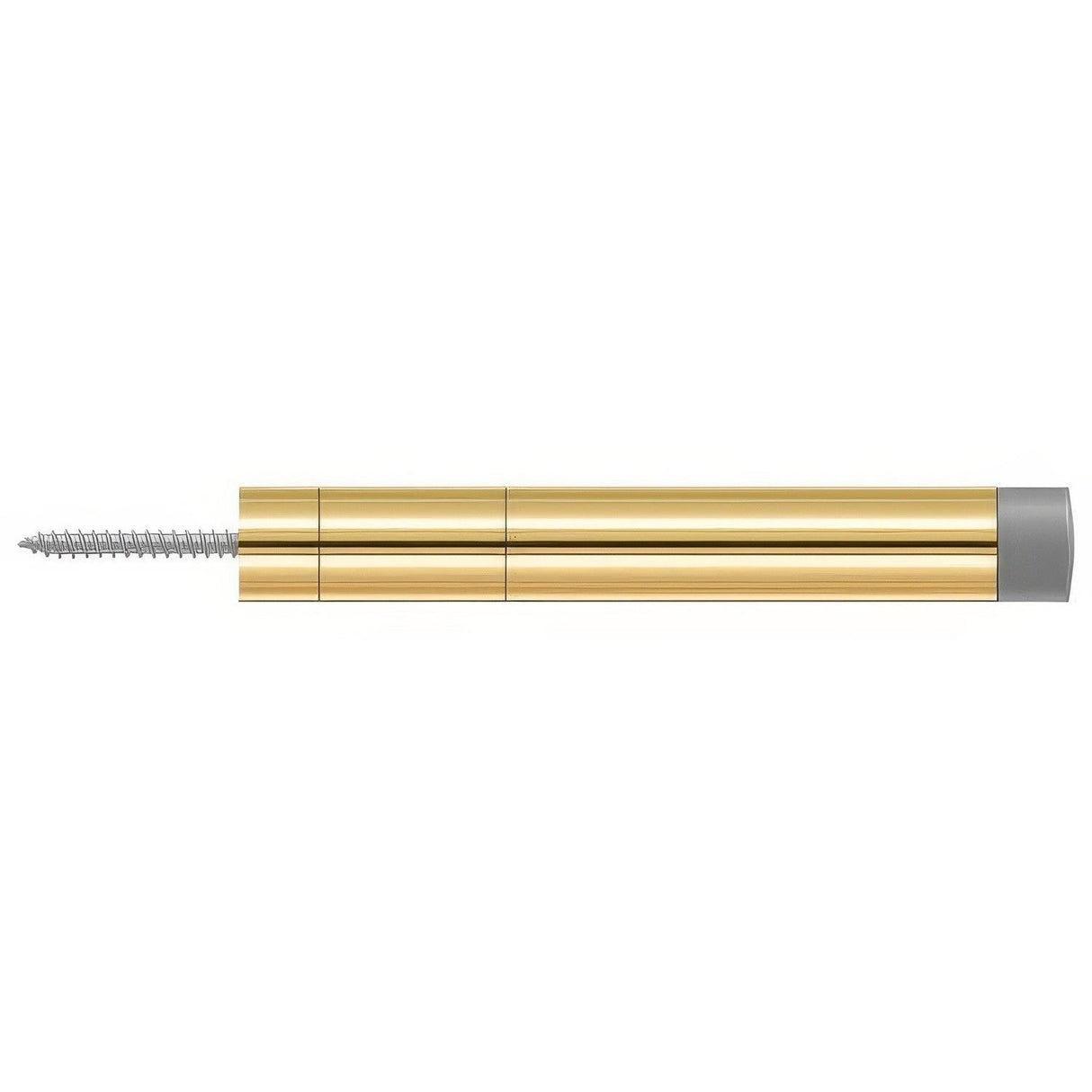 Deltana BDS450CR003 BDS450 4-1/2" Baseboard Door Stop Lifetime Polished Brass