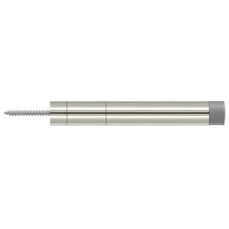 Deltana BDS450U14 BDS450 4-1/2" Baseboard Door Stop Bright Nickel