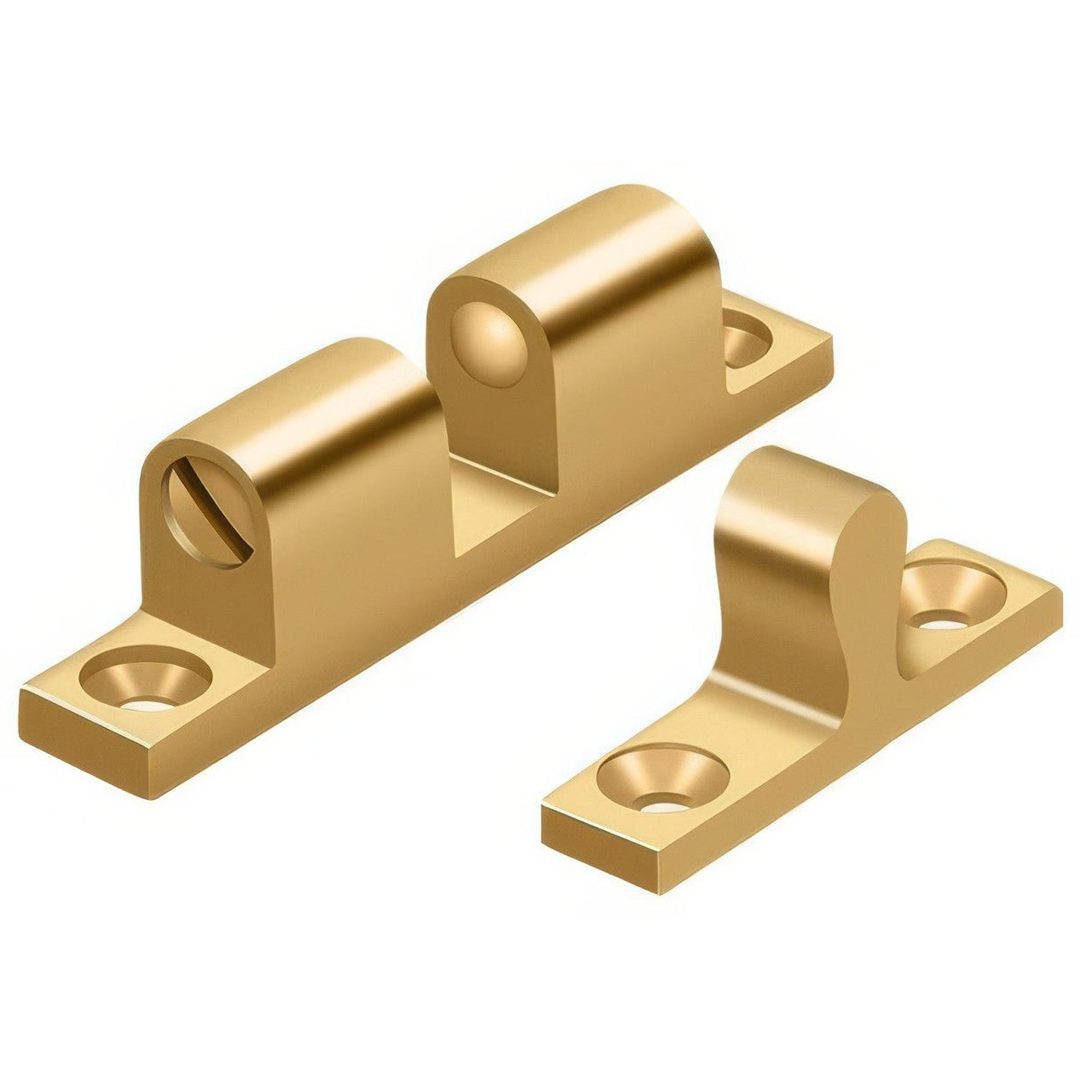 Deltana BTC10CR003 BTC10 Ball Tension Catch 1.8" x 0.3" Lifetime Polished Brass