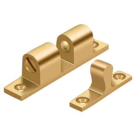 Deltana BTC20CR003 BTC20U Ball Tension Catch 2.3" x 0.4" Lifetime Polished Brass