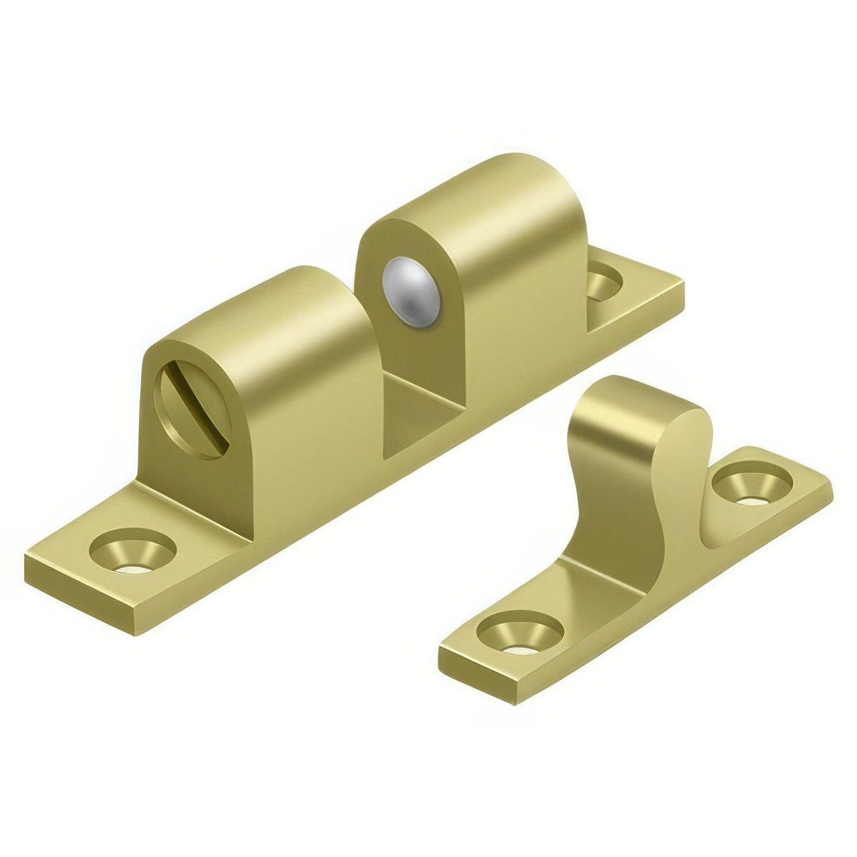 Deltana BTC20U3 BTC20U Ball Tension Catch 2.3" x 0.4" Polished Brass