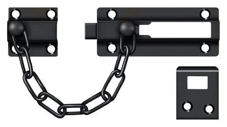 Deltana CDG35U19 paint black door bolt