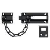 Deltana CDG35U19 CDG35 7" Door Security Chain Door Bolt Paint Black