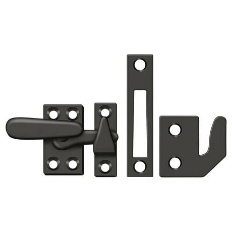 Deltana CF066U10B CF066 Small 4 Piece Window Casement Fastener Oil Rubbed Bronze