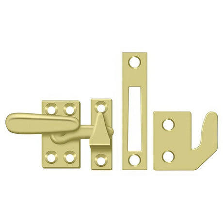 Deltana CF066U3 CF066 Small 4 Piece Window Casement Fastener Polished Brass