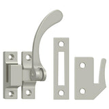 Deltana CF450U15 CF450 4-1/2" Reversible Casement Fastener Window Lock Satin Nickel