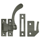 Deltana CF450U15A CF450 4-1/2" Reversible Casement Fastener Window Lock Antique Nickel