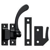 Deltana CF450U19 CF450 4-1/2" Reversible Casement Fastener Window Lock Flat Black