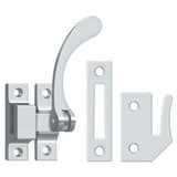 Deltana CF450U26 CF450 4-1/2" Reversible Casement Fastener Window Lock Bright Chrome