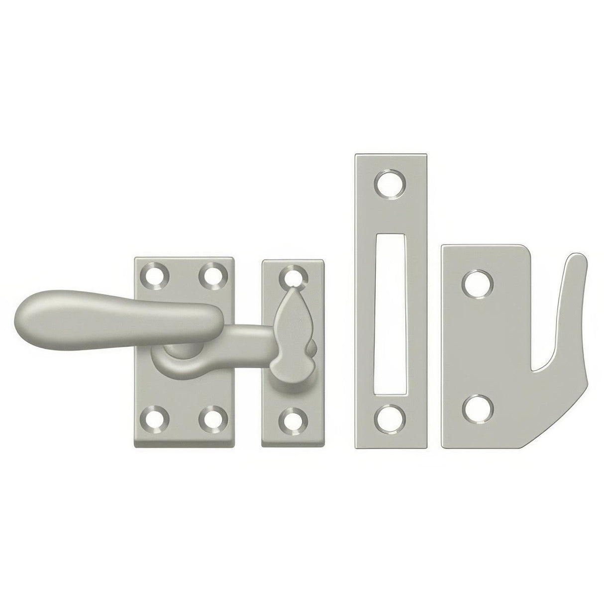 Deltana CF66U15 CF66 Medium 4 Piece Window Casement Fastener Satin Nickel