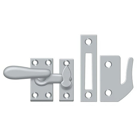 Deltana CF66U26D CF66 Medium 4 Piece Window Casement Fastener Brushed Chrome