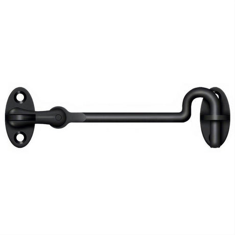 Deltana CHK4U19 CHK4 4" Cabin Swivel Hooks Flat Black