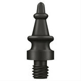 Deltana CHST10B CHST Steeple Tip Hinge Finials Oil Rubbed Bronze