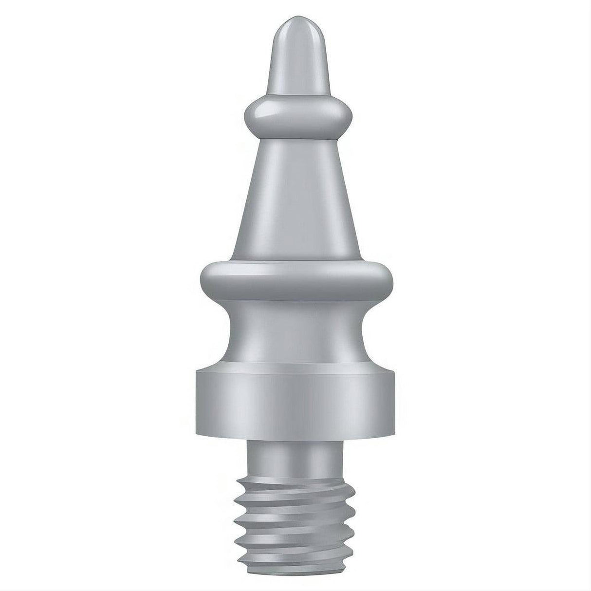 Deltana CHST26D CHST Steeple Tip Hinge Finials Satin Chrome