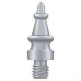 Deltana CHST26D CHST Steeple Tip Hinge Finials Satin Chrome