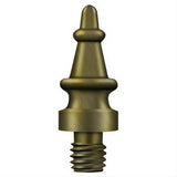 Deltana CHST5 CHST Steeple Tip Hinge Finials Antique Brass