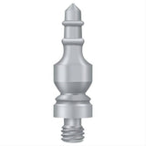 Deltana CHUT26D CHUT Specialty Urn Tip Hinge Finials Satin Chrome