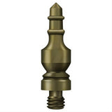 Deltana CHUT5 CHUT Specialty Urn Tip Hinge Finials Antique Brass