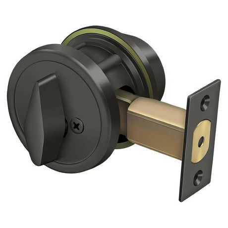Deltana CL200LA-10B 2-5/8" Grade 2 Commercial Single Cylinder Deadbolt Oil Rubbed Bronze
