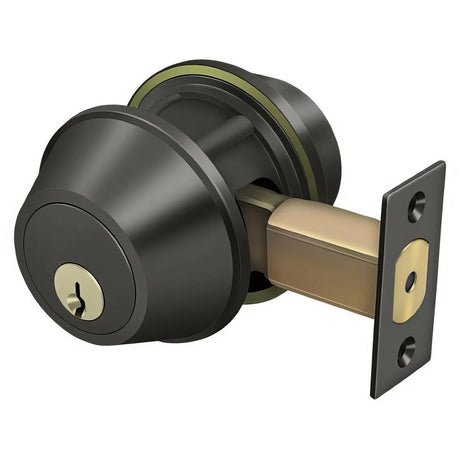 Deltana CL210LA-10B 2-1/2" Grade 2 Commercial Double Cylinder Deadbolt Oil Rubbed Bronze
