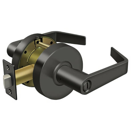Deltana CL502EVC-10B Clarendon Grade 2 Privacy Door Lever Oil Rubbed Bronze