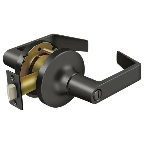 Deltana CL502FLC-10B Clarendon Grade 1 Privacy Door Lever Oil Rubbed Bronze