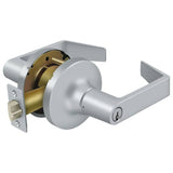 Deltana CL504FLC-26D Clarendon Single Cylinder Grade 1 Storeroom Door Lever Brushed Chrome