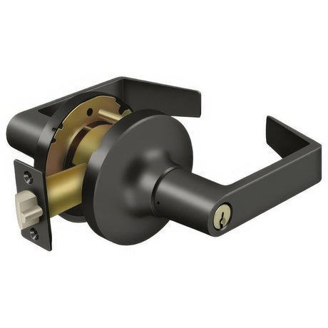 Deltana CL509FLC-10B Clarendon Single Cylinder Grade 1 Classroom Door Lever Oil Rubbed Bronze