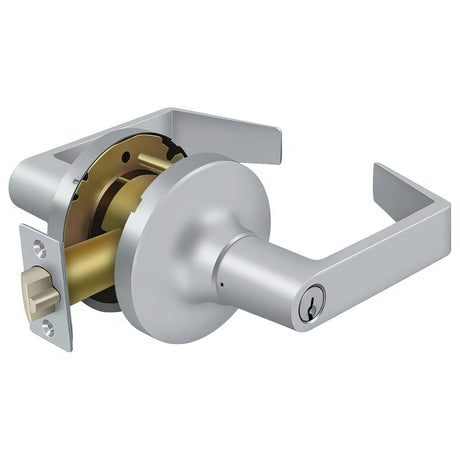 Deltana CL509FLC-26D Clarendon Single Cylinder Grade 1 Classroom Door Lever Brushed Chrome