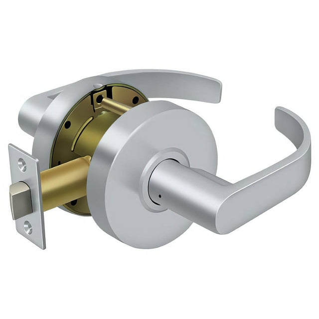 Deltana CL601EVC-26D Modern Grade 2 Passage Door Lever Brushed Chrome