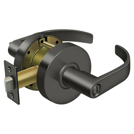 Deltana CL602EVC-10B Modern Grade 2 Privacy Door Lever Oil Rubbed Bronze