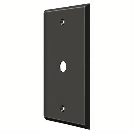 Deltana CPC4764U10B CPC4764 Coaxial Cable Switch Plate Cover Oil Rubbed Bronze