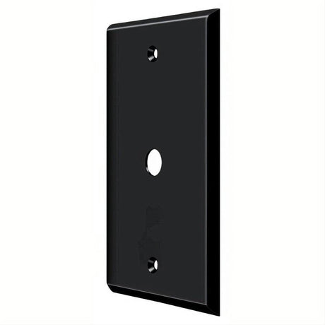 Deltana CPC4764U19 CPC4764 Coaxial Cable Switch Plate Cover Paint Black