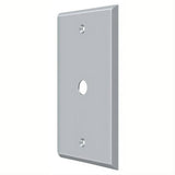 Deltana CPC4764U26D CPC4764 Coaxial Cable Switch Plate Cover Brushed Chrome
