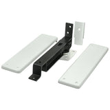 Deltana DASH95USP DASH95 3.75" x 9.25" Floor Spring Hinge Set Prime Coated White