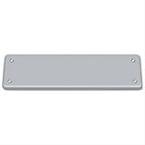 Deltana DASHCPU26D DASHCP Sideplates for DASH95 Spring Hinge Brushed Chrome