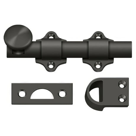 Deltana DDB425U10B DDB425 4" HD Dutch Door Bolt Oil Rubbed Bronze