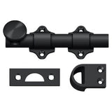 Deltana DDB425U19 DDB425 4" HD Dutch Door Bolt Black