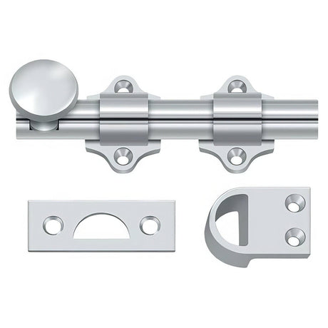 Deltana DDB425U26 DDB425 4" HD Dutch Door Bolt Polished Chrome