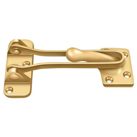 Deltana DG425CR003 DG425 4" Door Guard Latch Lifetime Polished Brass