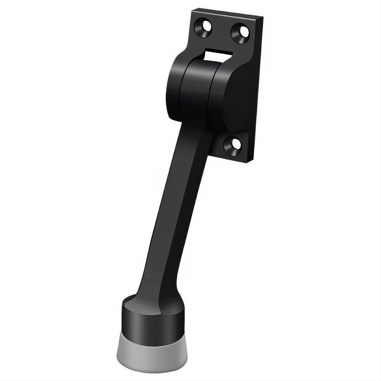 Deltana DHK4U19 DHK4 4-3/8" Kickdown Door Holder Black