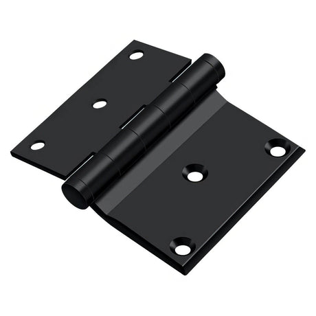 Deltana DHS3035U19 DHS3035 3" x 3-1/2" Square Corner Door Hinge Paint Black