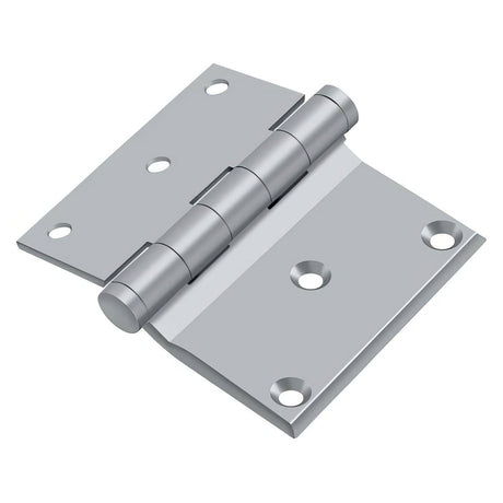 Deltana DHS3035U26D DHS3035 3" x 3-1/2" Square Corner Door Hinge Brushed Chrome