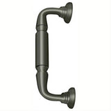 Deltana DP2576U15A DP2576 8" Door Pull with Rosette Antique Nickel