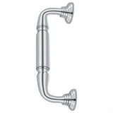Deltana DP2576U26 DP2576 8" Door Pull with Rosette Chrome